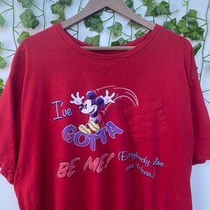 Vintage Y2K Mickey Unlimited Graphic Pocket T-Shirt size XL